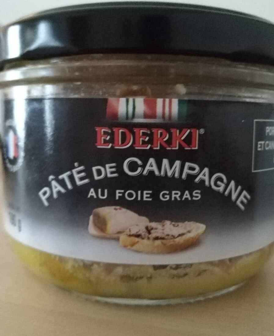 Ederki Paté de campagne au foie gras packshot