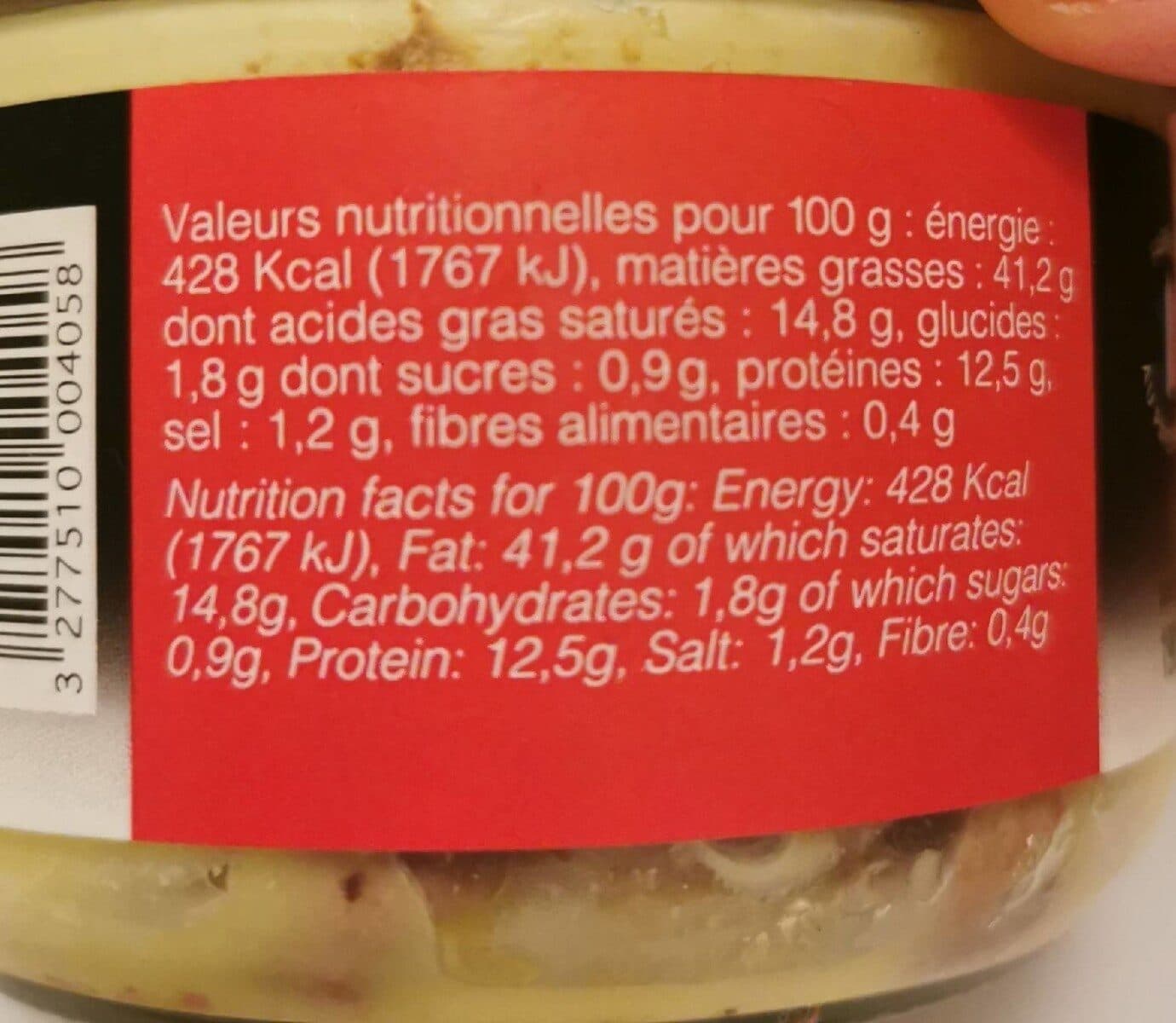 Ederki Paté de campagne au foie gras packshot