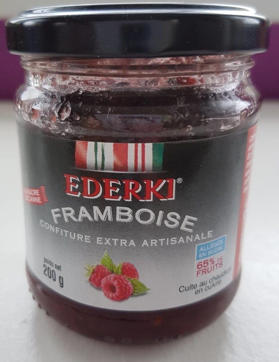 Ederki Confiture de framboise packshot