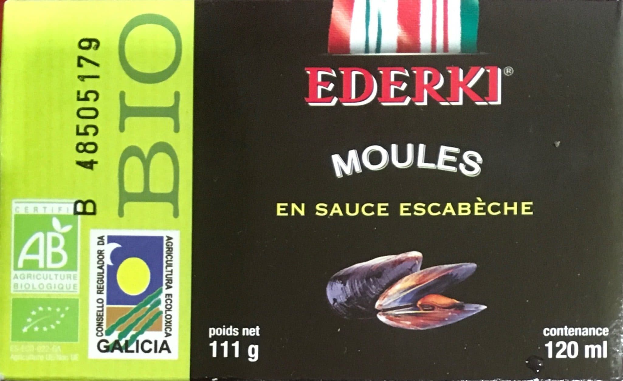 Ederki Moules en sauce escabèche packshot