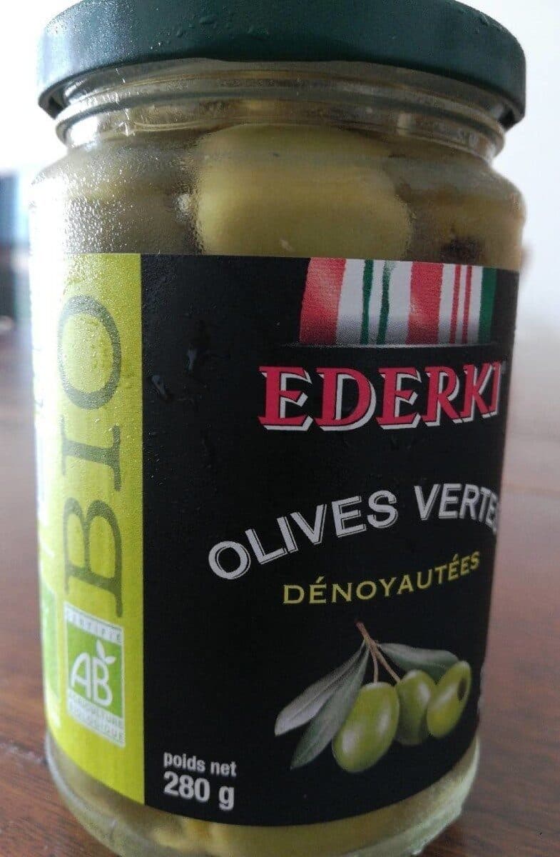 Open Food Facts Olives vertes dénoyautées packshot