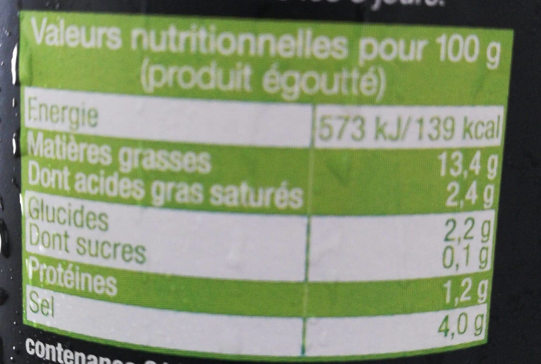 Open Food Facts Olives vertes dénoyautées packshot