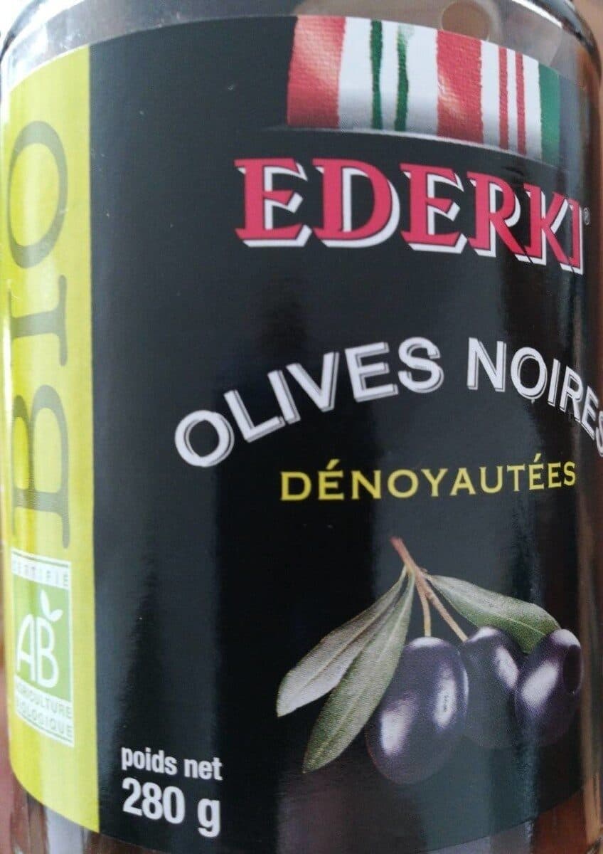 Open Food Facts Olives noires dénoyautées packshot