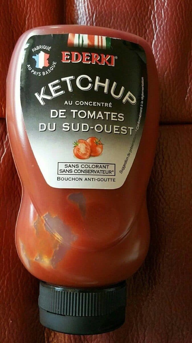 Ederki Ketchup au concentré de tomates du Sud-ouest packshot