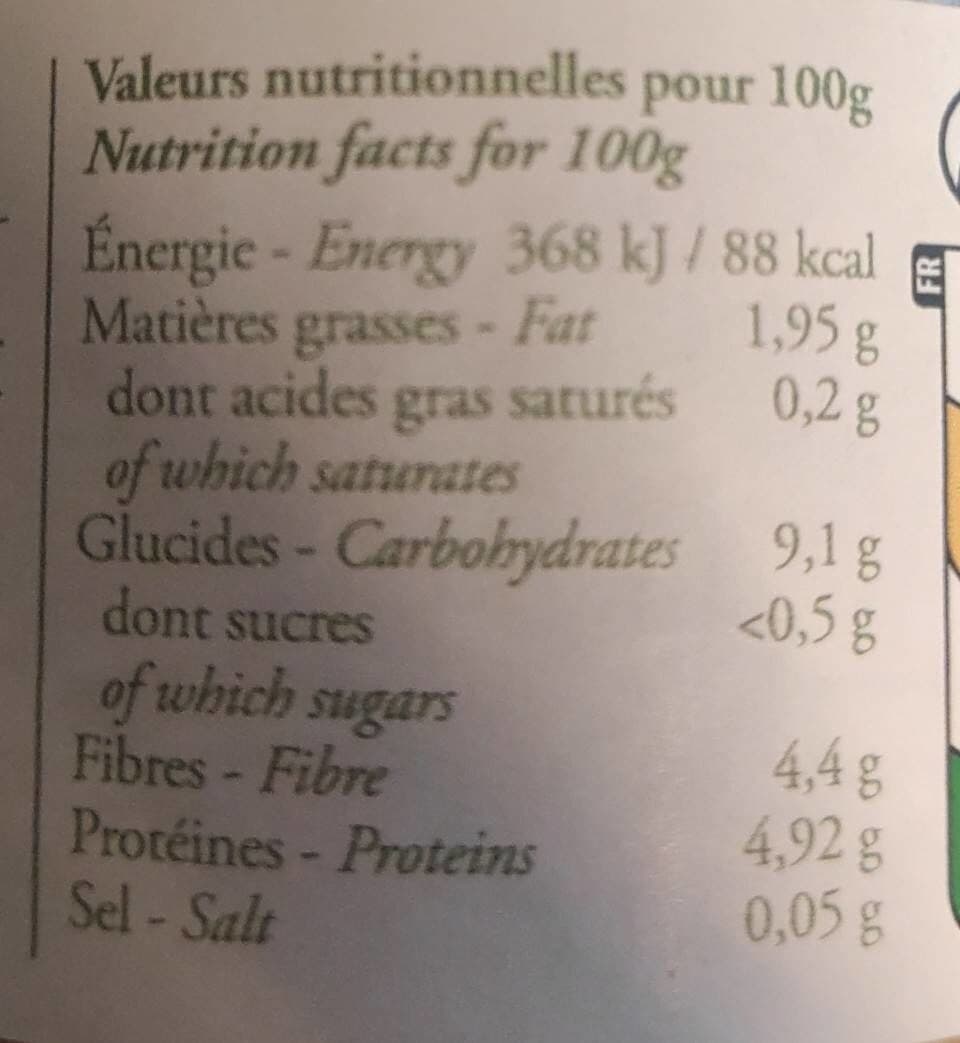 Ederki Pois chiches Bio au naturel packshot