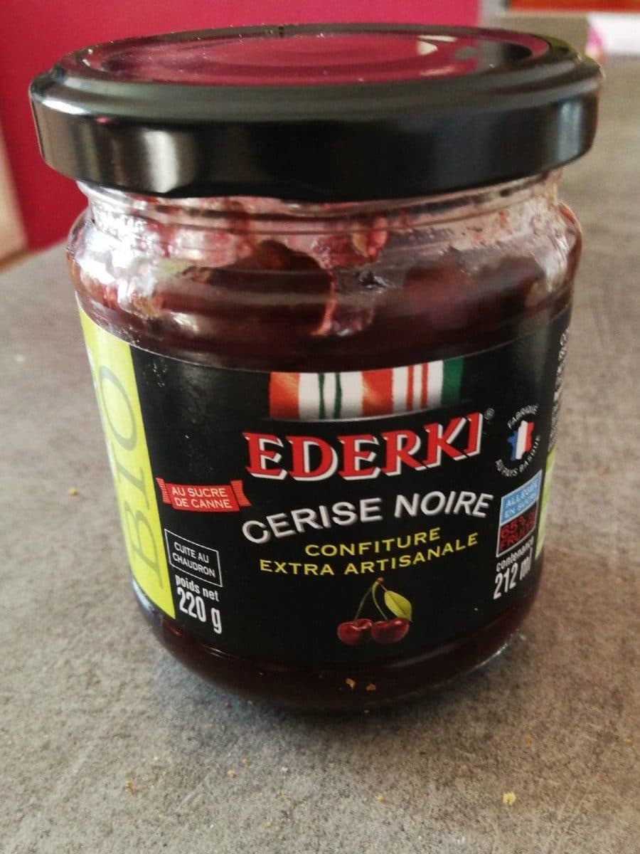 Ederki Confiture extra cerise noire packshot