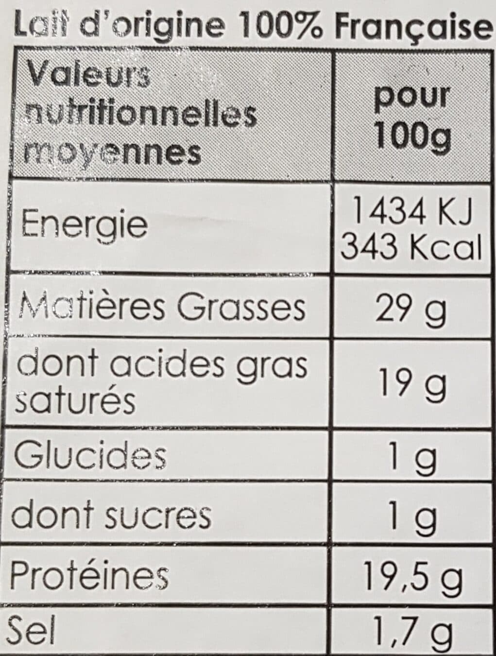 Société Laitière de Laqueuille Bleu cendré packshot