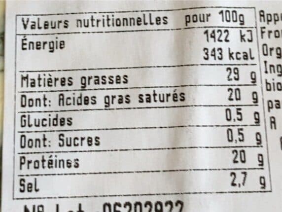 Bio Fourme d'Ambert Bio packshot