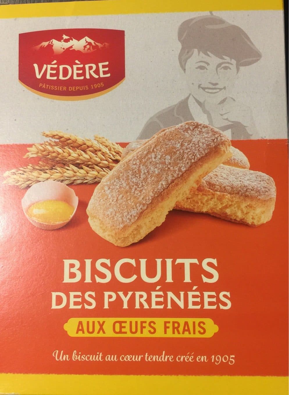 Védère Biscuits des Pyrénées aux Œufs Frais packshot