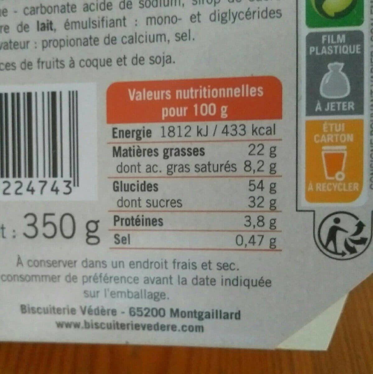 Védère Tourte des Pyrénées myrtilles packshot