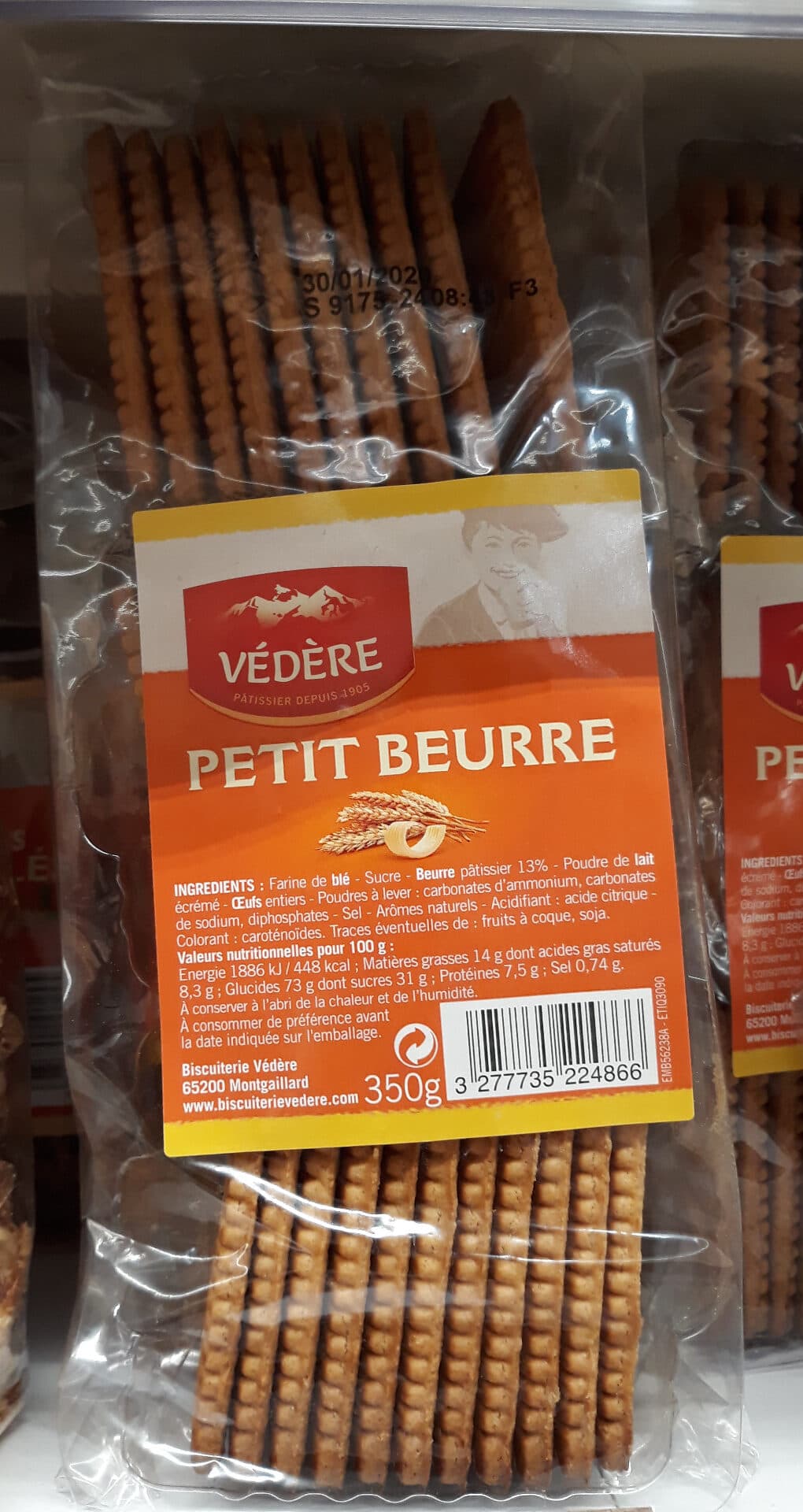 Védère Petit beurre packshot