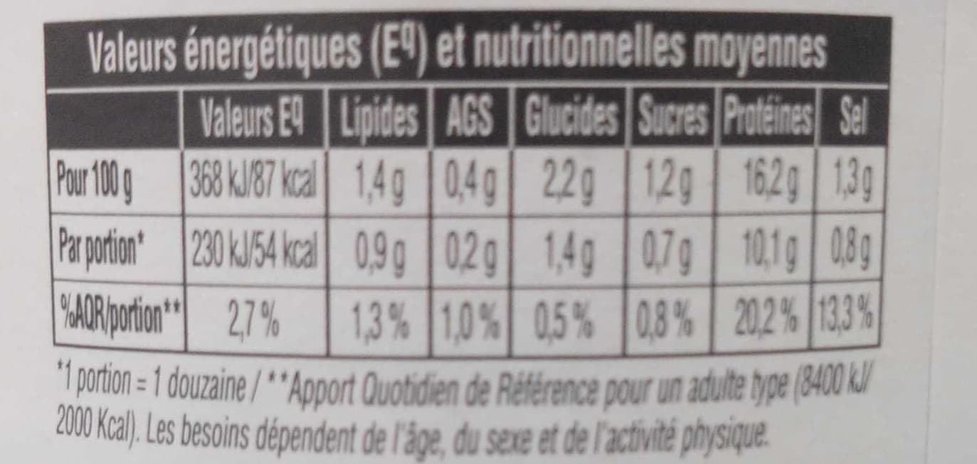 Grandjean Escargots Bourgogne sauvages - 2 douzaines très gros packshot