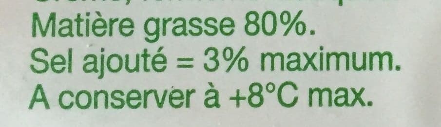 Briois sas Beurre demi-sel Ma Région packshot