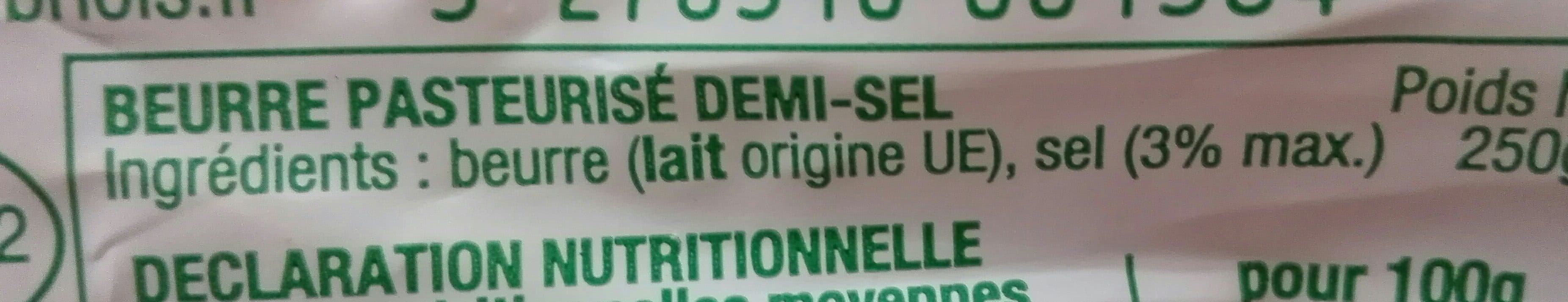 Edouard Briois Beurre demi sel moulé packshot