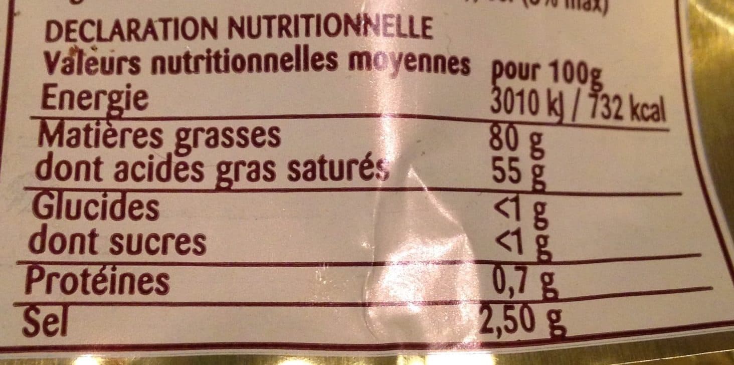 Centurion Fromagers Beurre demi-sel packshot