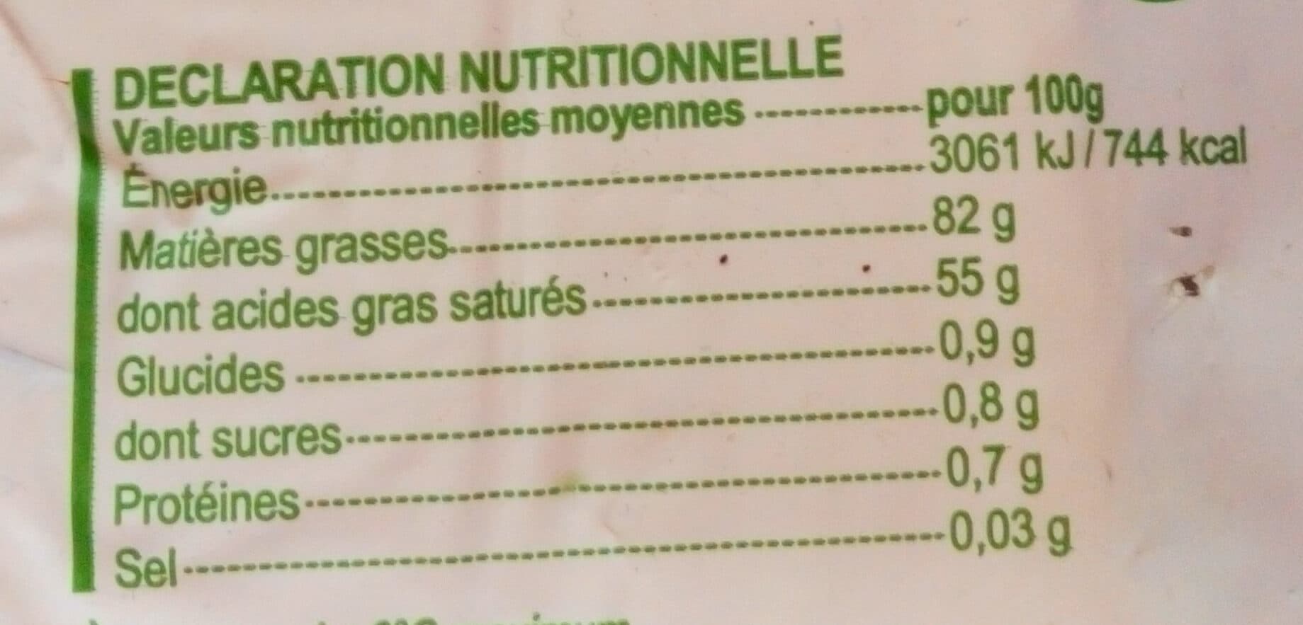 Briois Beurre Doux packshot