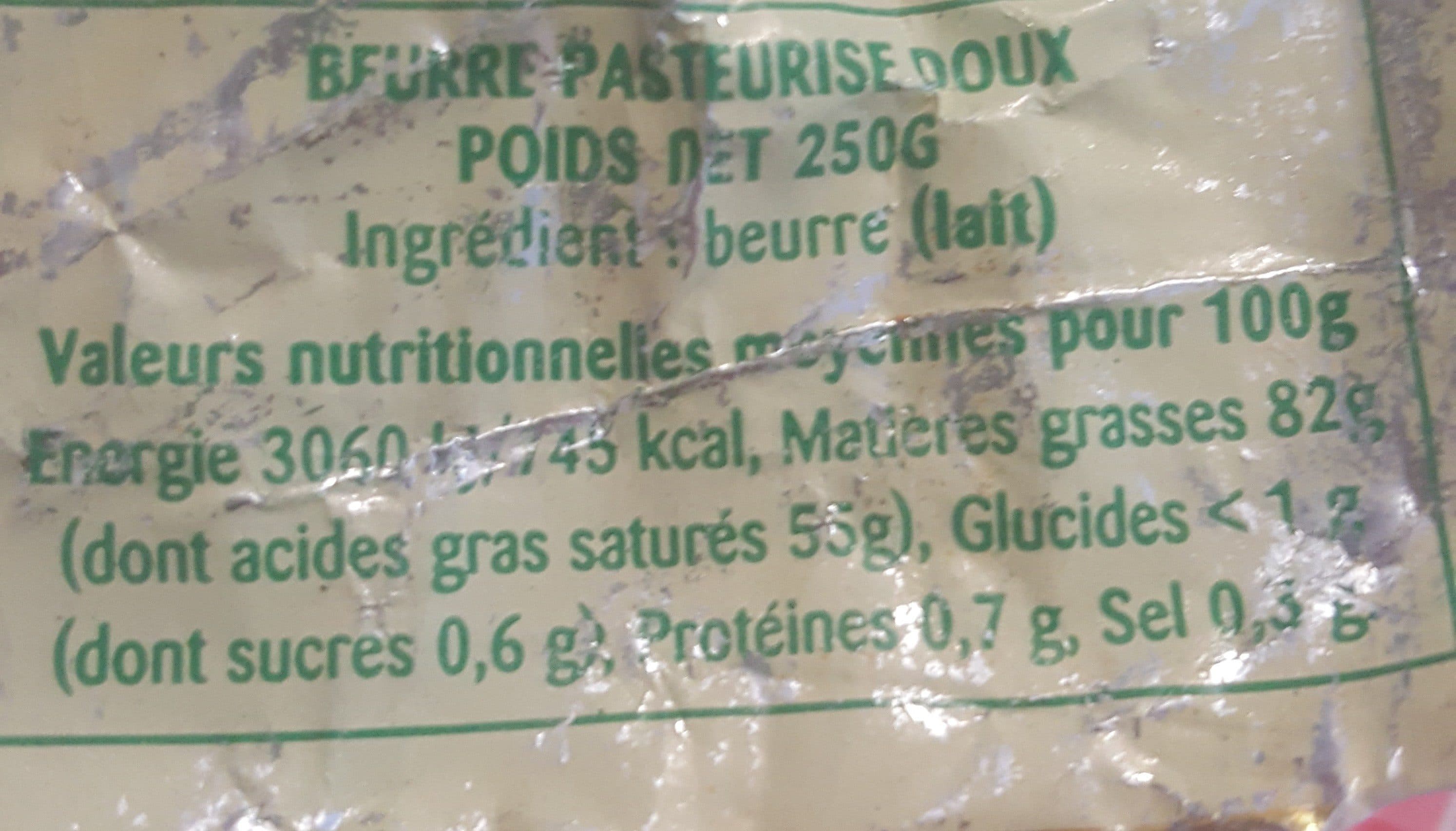 Le Fin Moulé Beurre fin doux 82% mg packshot