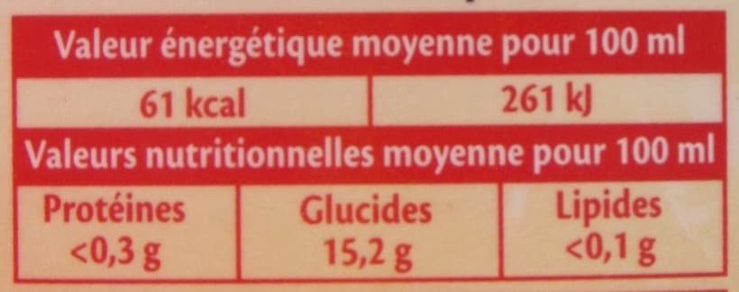 Mont pele Nectar fruits de la passion à base de jus concentré packshot