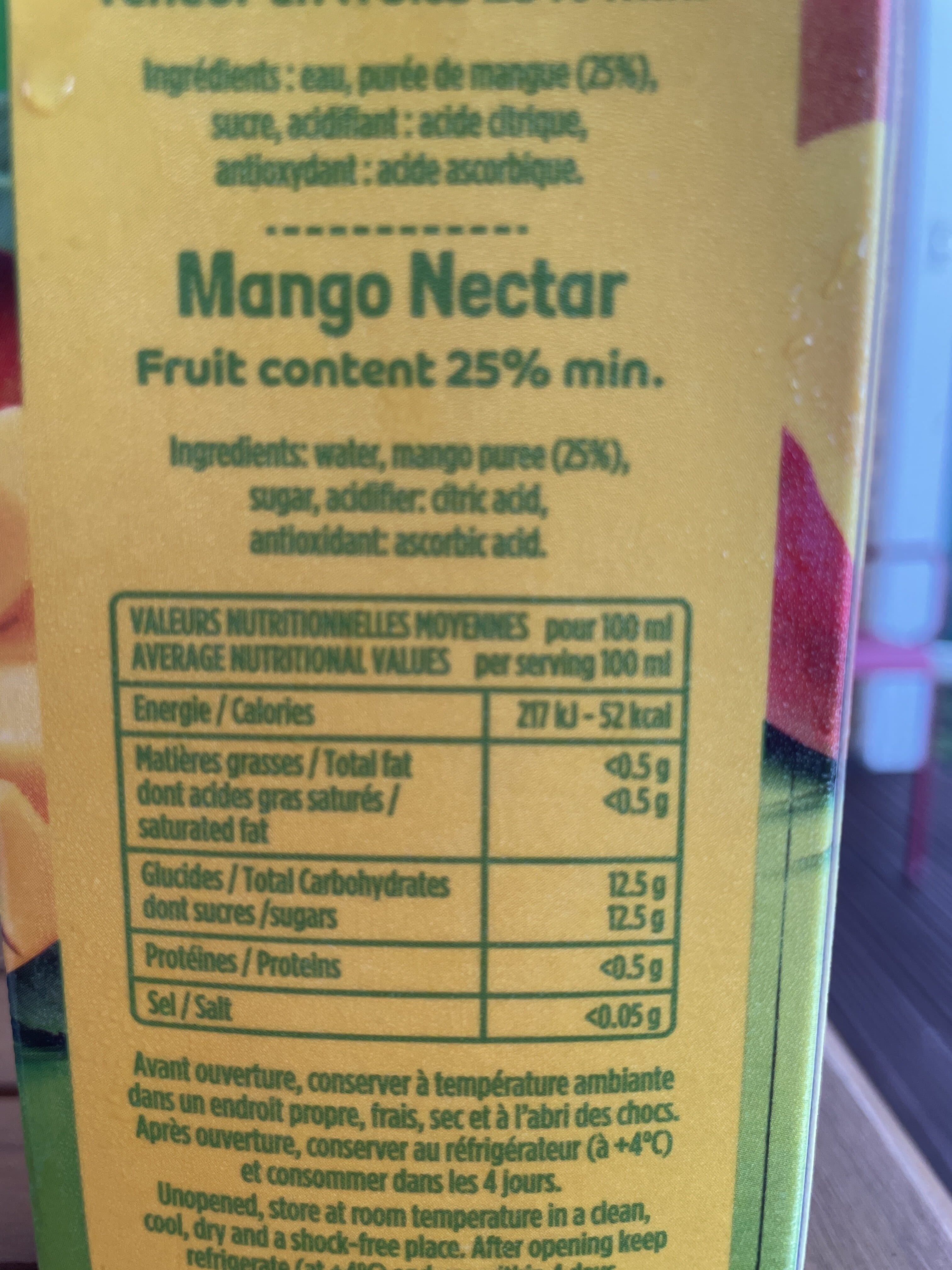Mont-Pelé Nectar mangue packshot