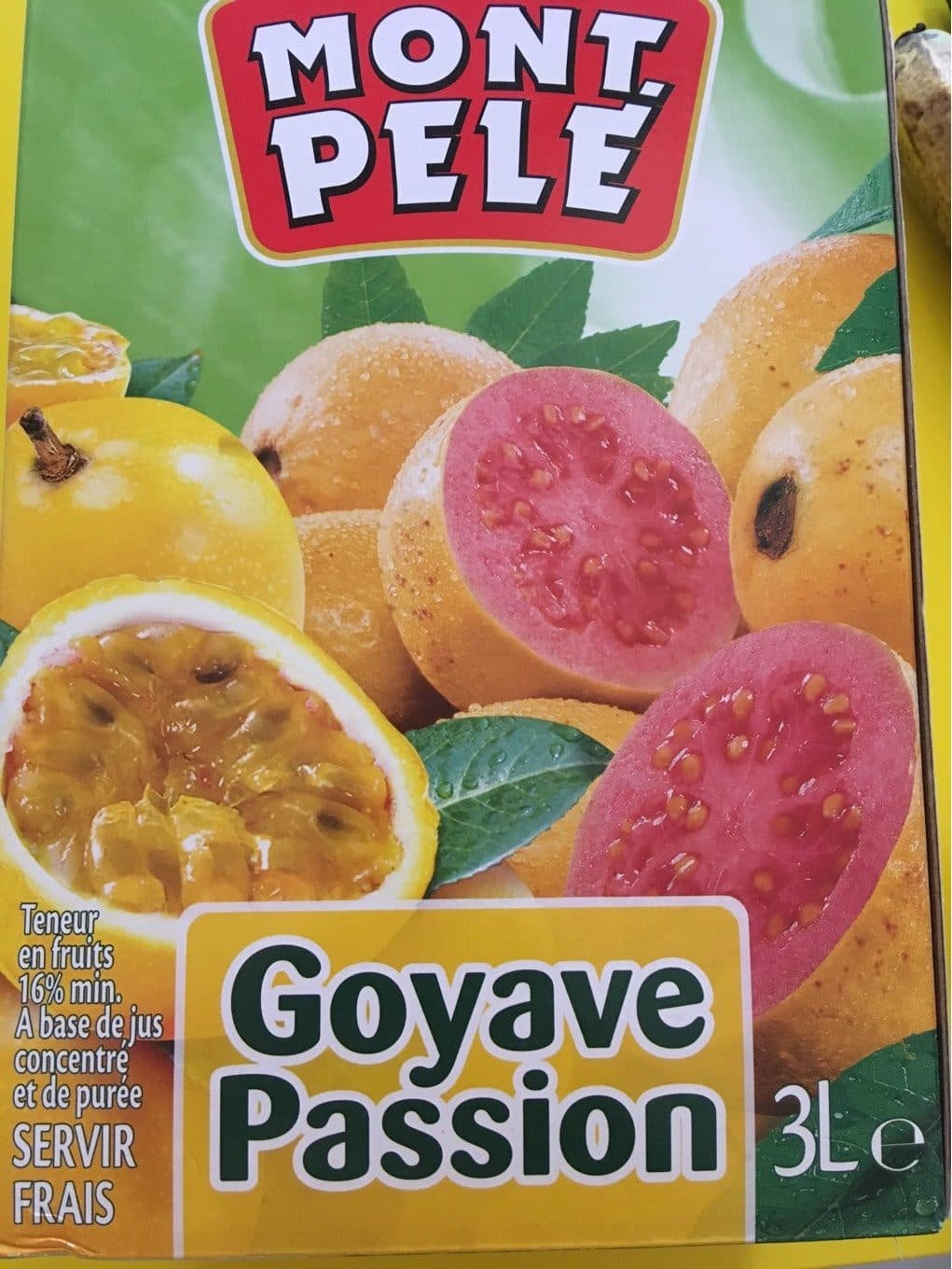 Mont Pelé Goyave passion packshot