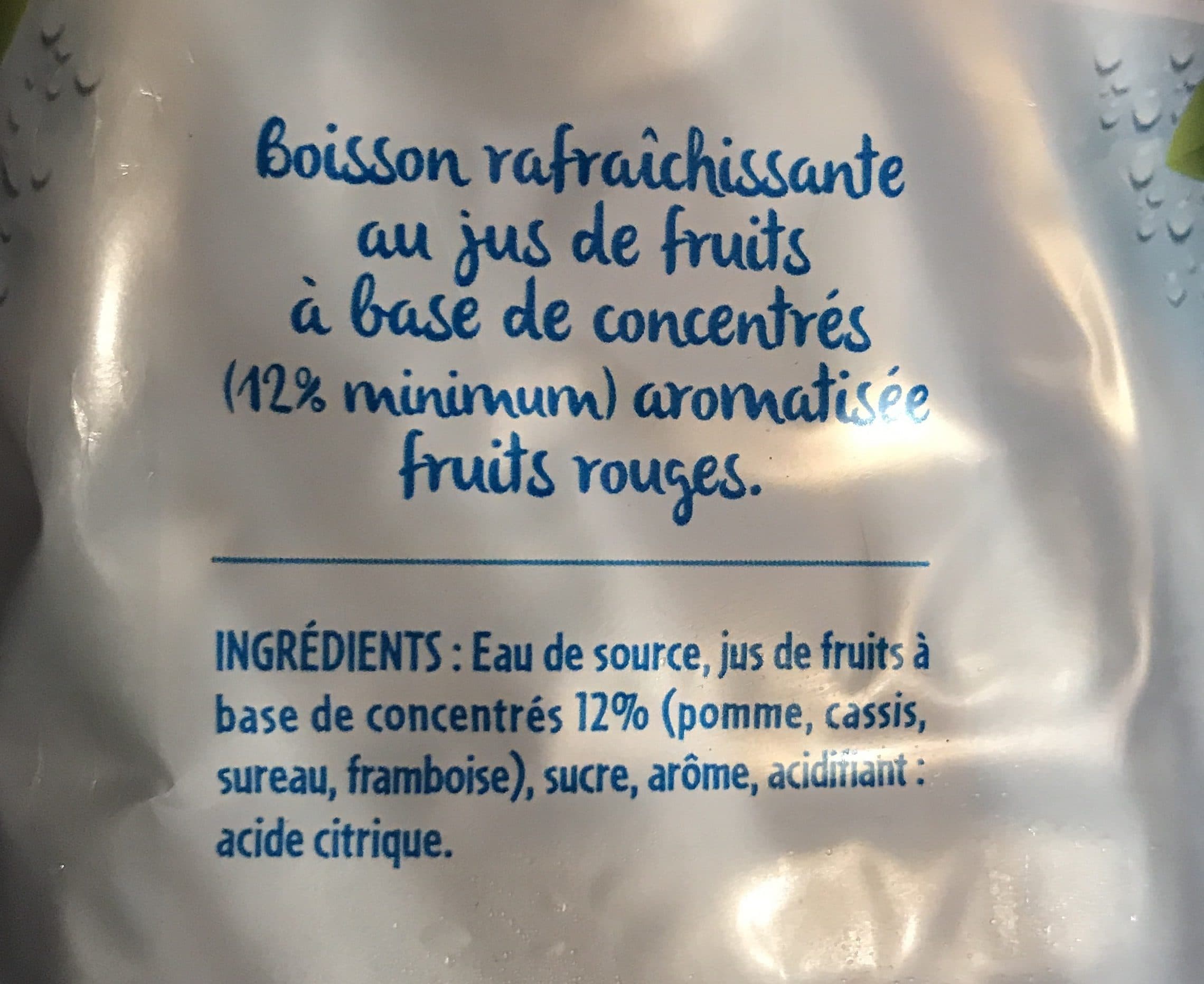 MONT-PELÉ Refresh fruit rouges packshot