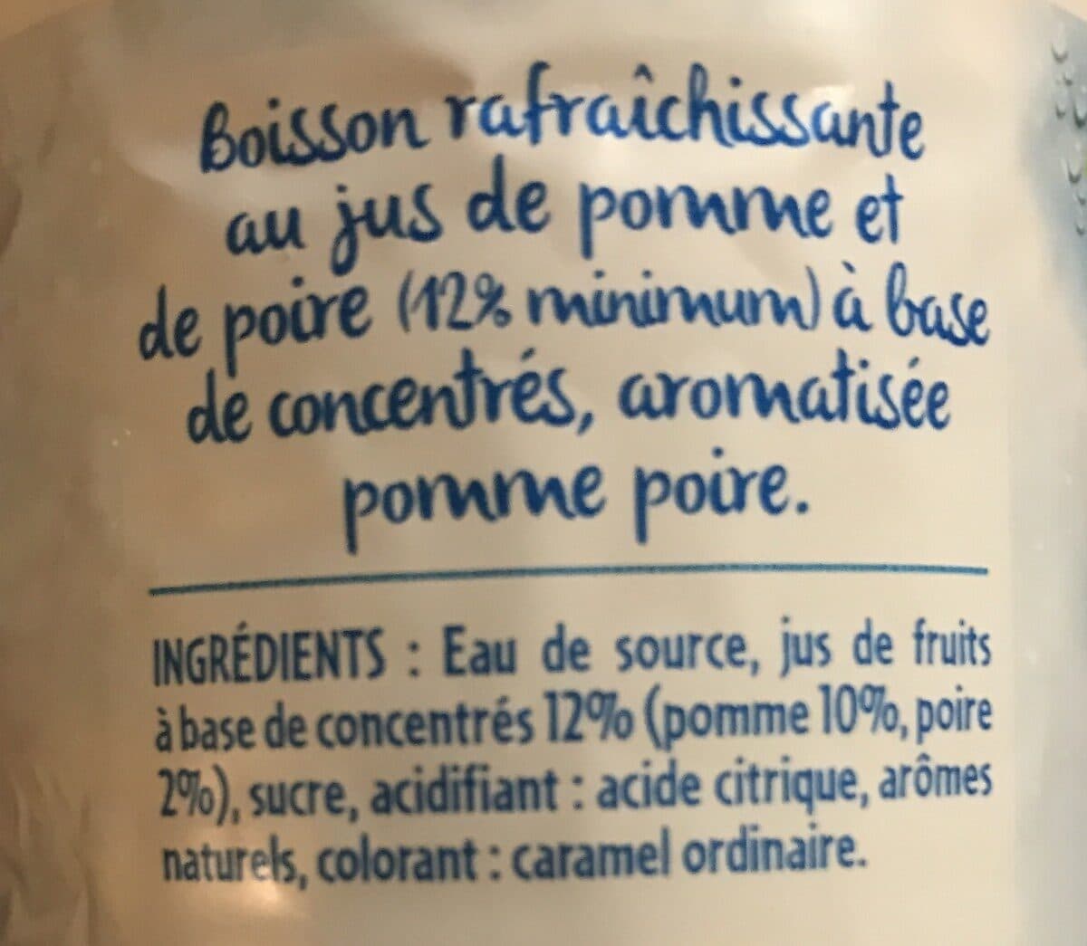 MONT-PELÉ Refresh pomme poire 50 cl packshot