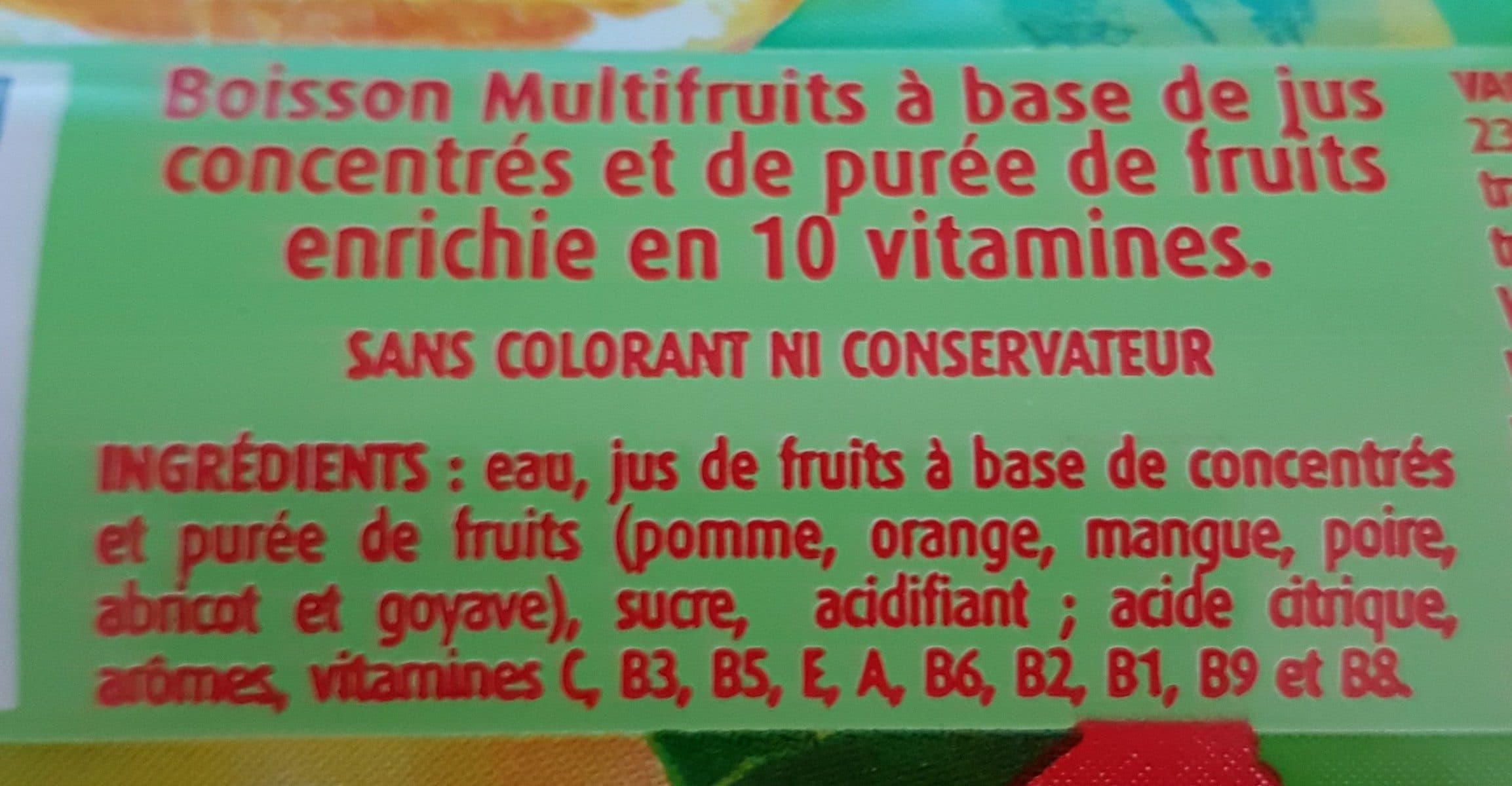 Open Food Facts Cocktail Tropical Mont Pelé 50 CL packshot