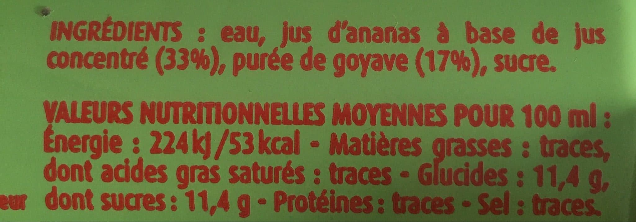 Mont Pelé Nectar Ananas Goyave packshot