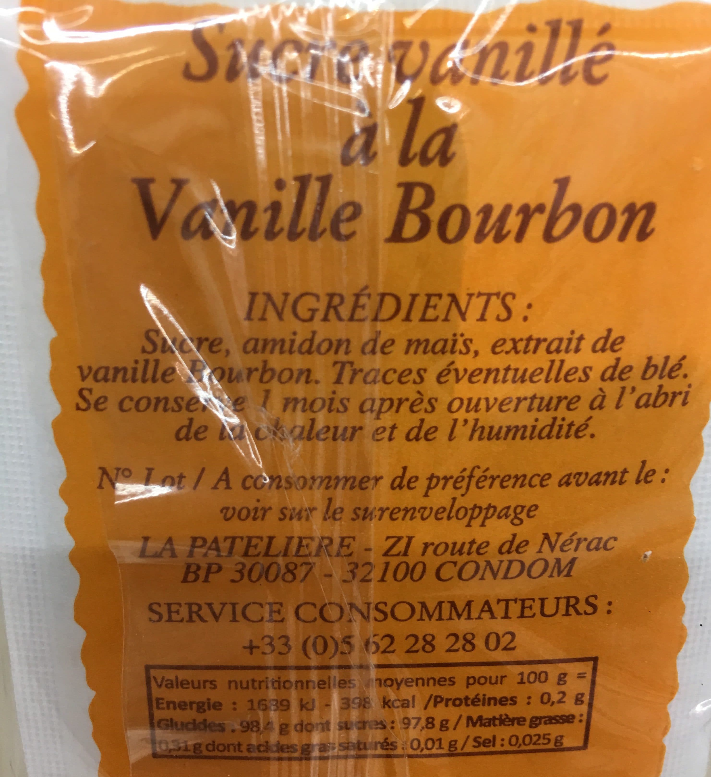 Mamie Nova Sucre Vanillé à La Vanille Naturelle Bourbon packshot