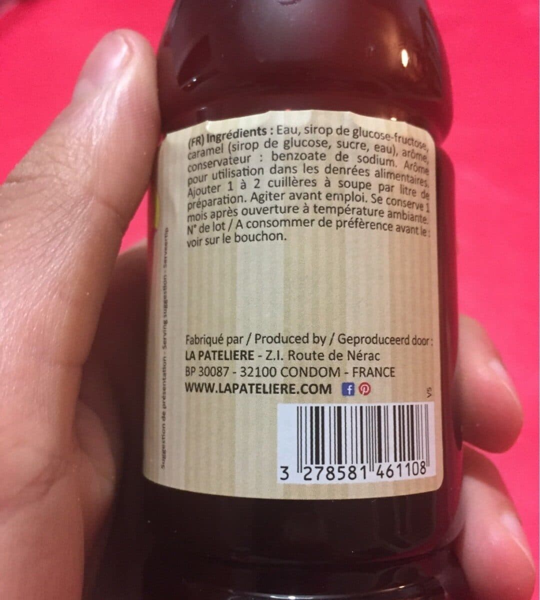 La Patelière Arôme vanille packshot