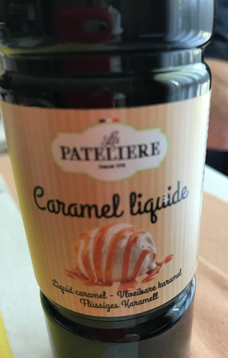 La Pateliere La patelière Caramel liquide La bouteille de packshot