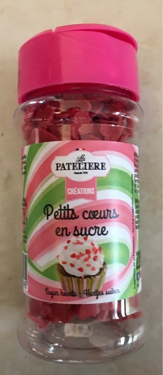 La Pateliere Petits coeurs en surcre packshot