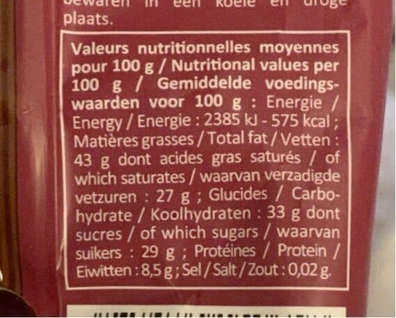 La Pateliere Chocolat de couverture packshot
