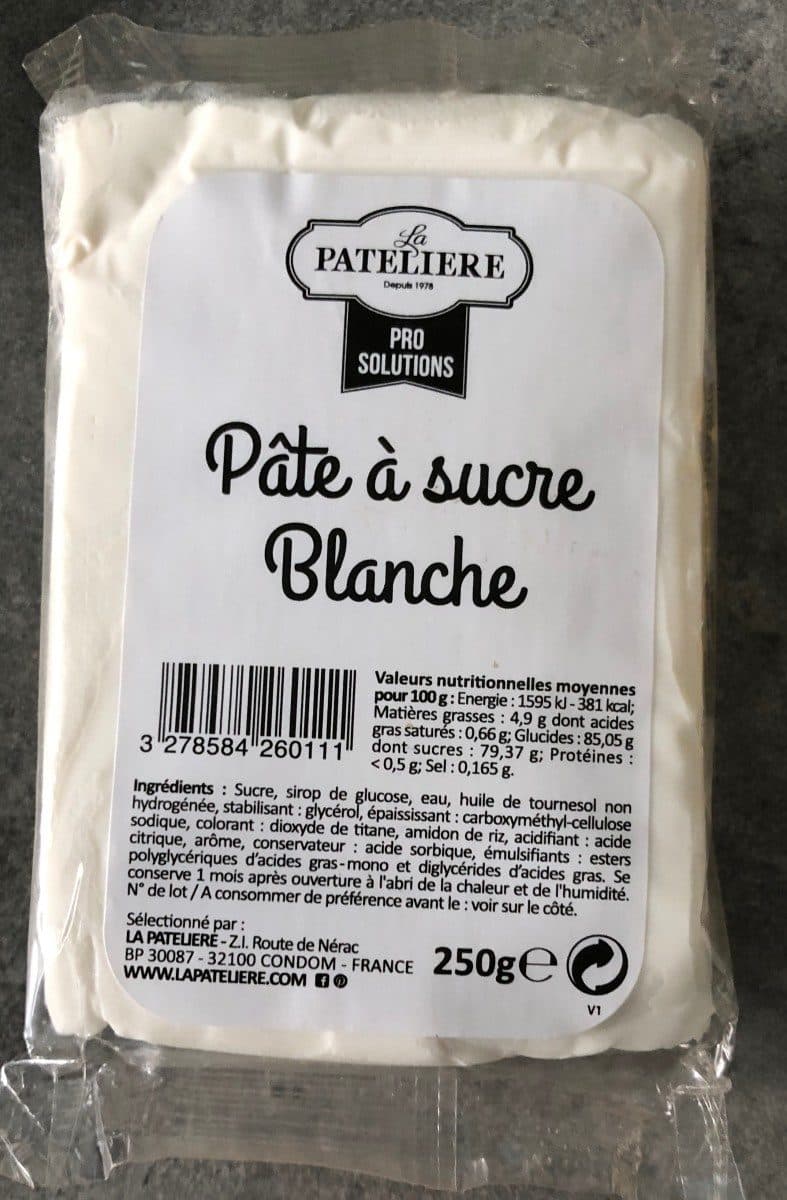 La Pateliere Pâte À sucre blanche packshot