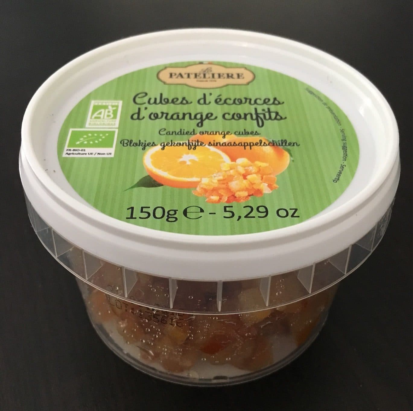 La Patelière Cubes d'Écorces d'Oranges Confits packshot