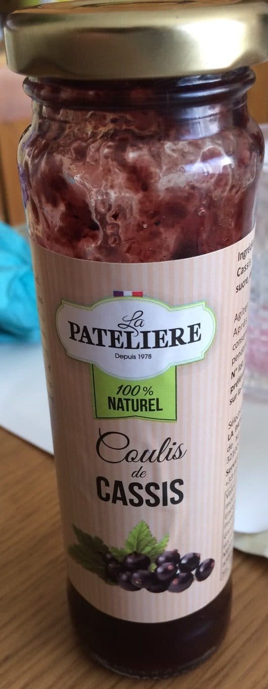 La Pateliere Coulis de cassis packshot