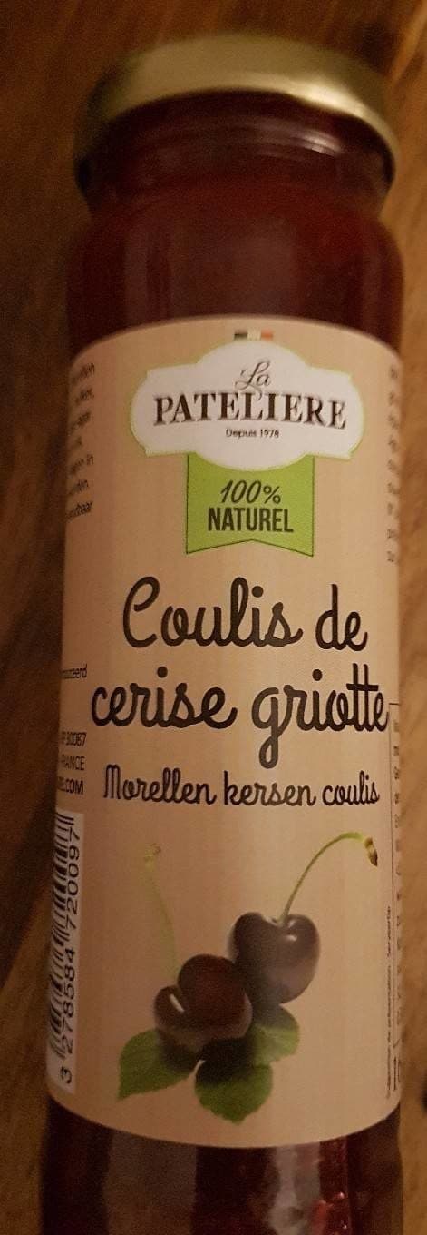La Pateliere Coulis de cerise griottes packshot