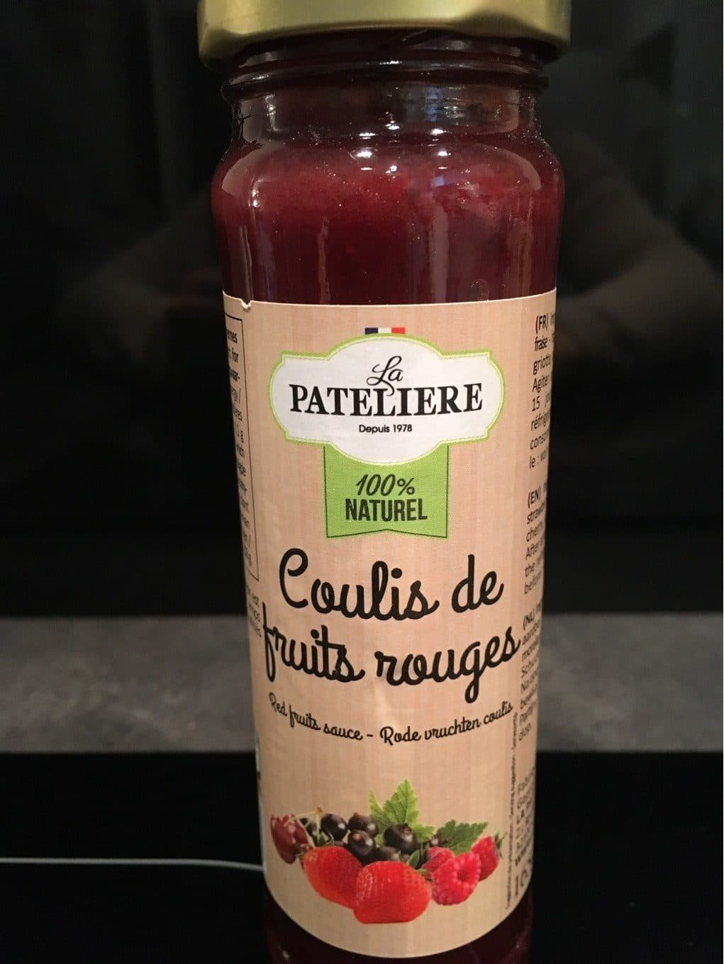 La Patelière La Patelière Coulis de fruits rouges 100% naturel packshot