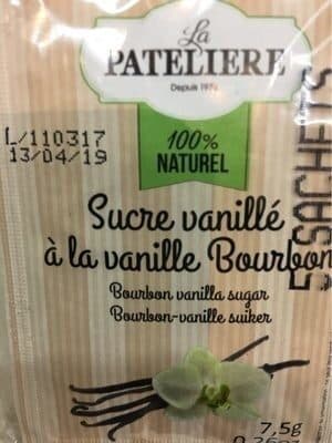 La Pateliere Sucre vanillé à la vanille bourbon packshot
