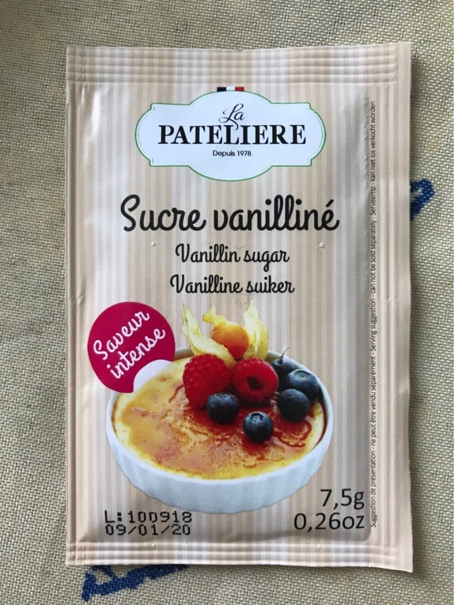 La Patelière Sucre vanilliné saveur intense packshot
