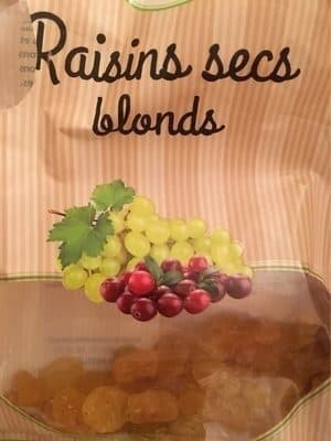 La Pateliere Raisins secs packshot