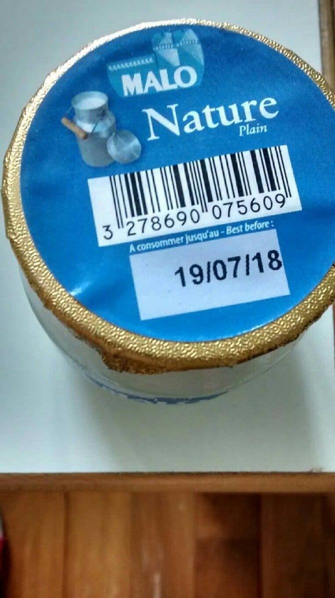 Malo Yaourt nature packshot