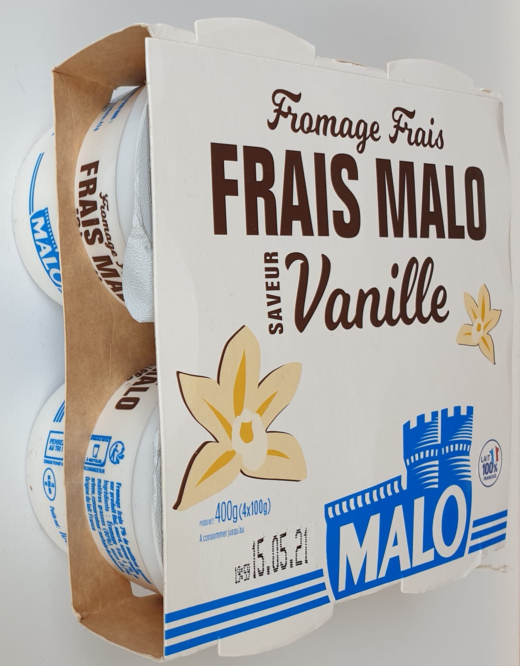 Malo Fromage frais Malo saveur Vanille packshot