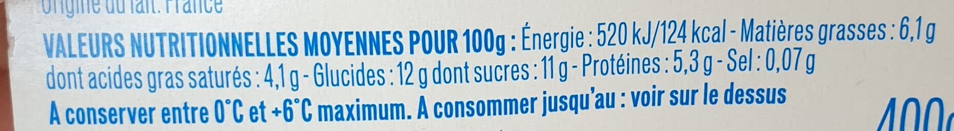 Malo Fromage frais Malo saveur Vanille packshot