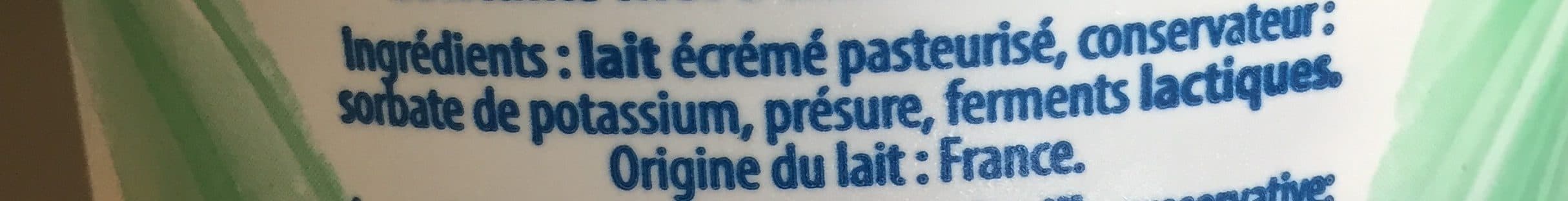 Malo Fromage Frais Malo nature 0%* *matières grasses sur produit fini packshot