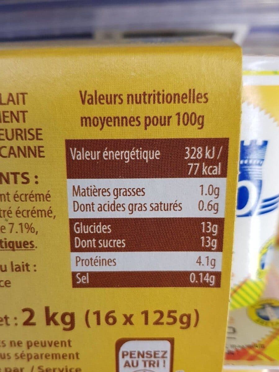 Laiterie de St Malo Yaourt au sucre de canne packshot