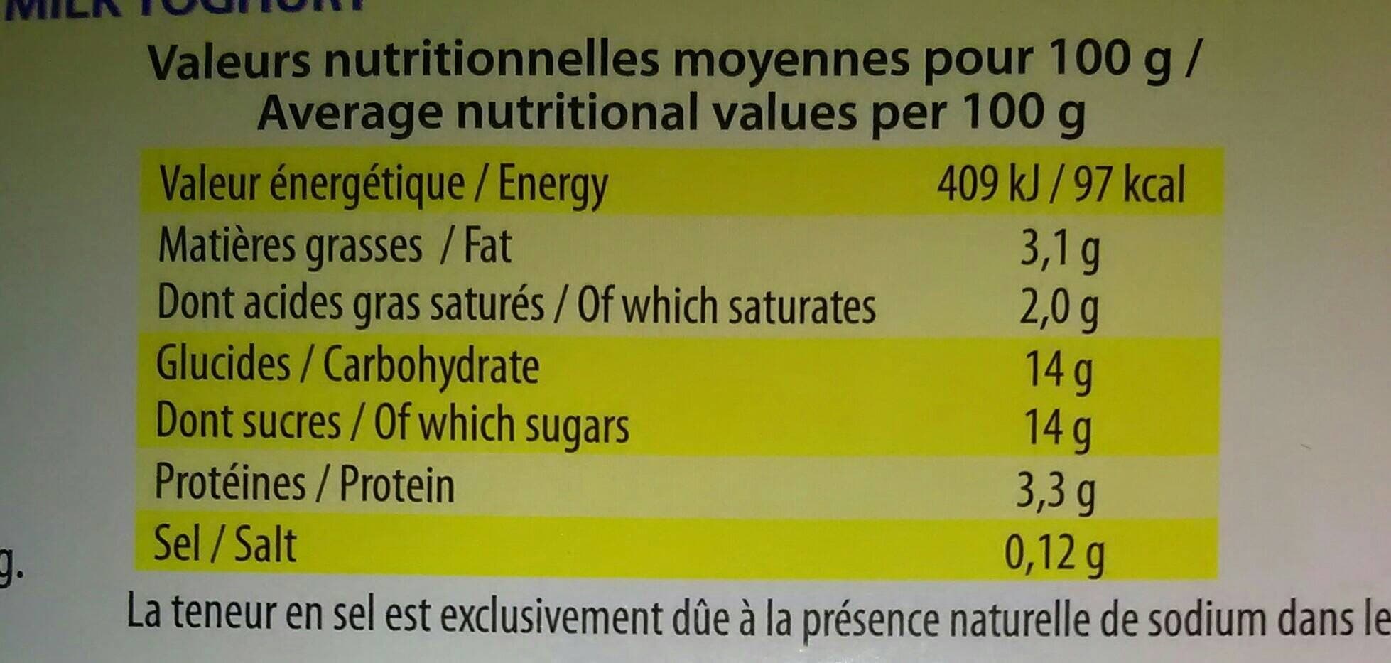 Malo Yaourt au Lait Entier Saveur Citron packshot