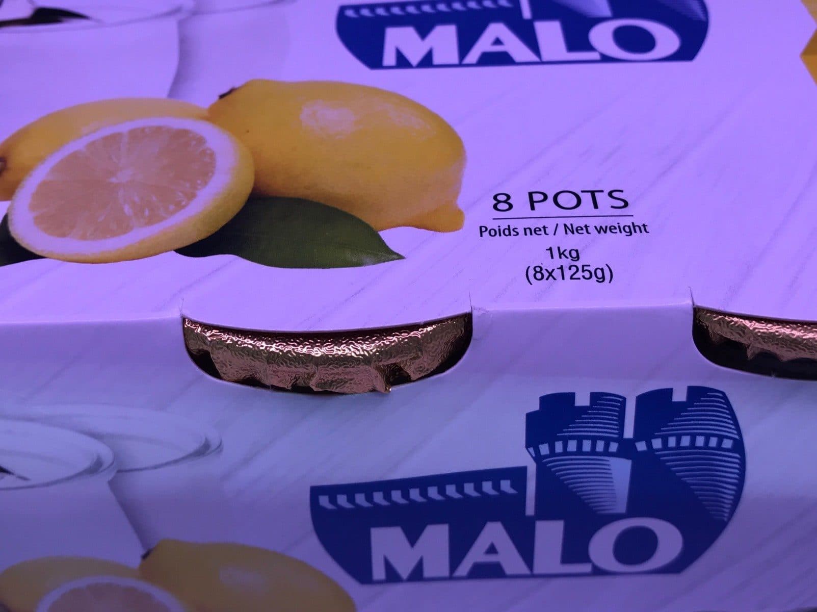 Malo Yaourt au Lait Entier Saveur Citron packshot