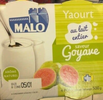 Malo Yaourt au lait entier Saveur Goyave packshot