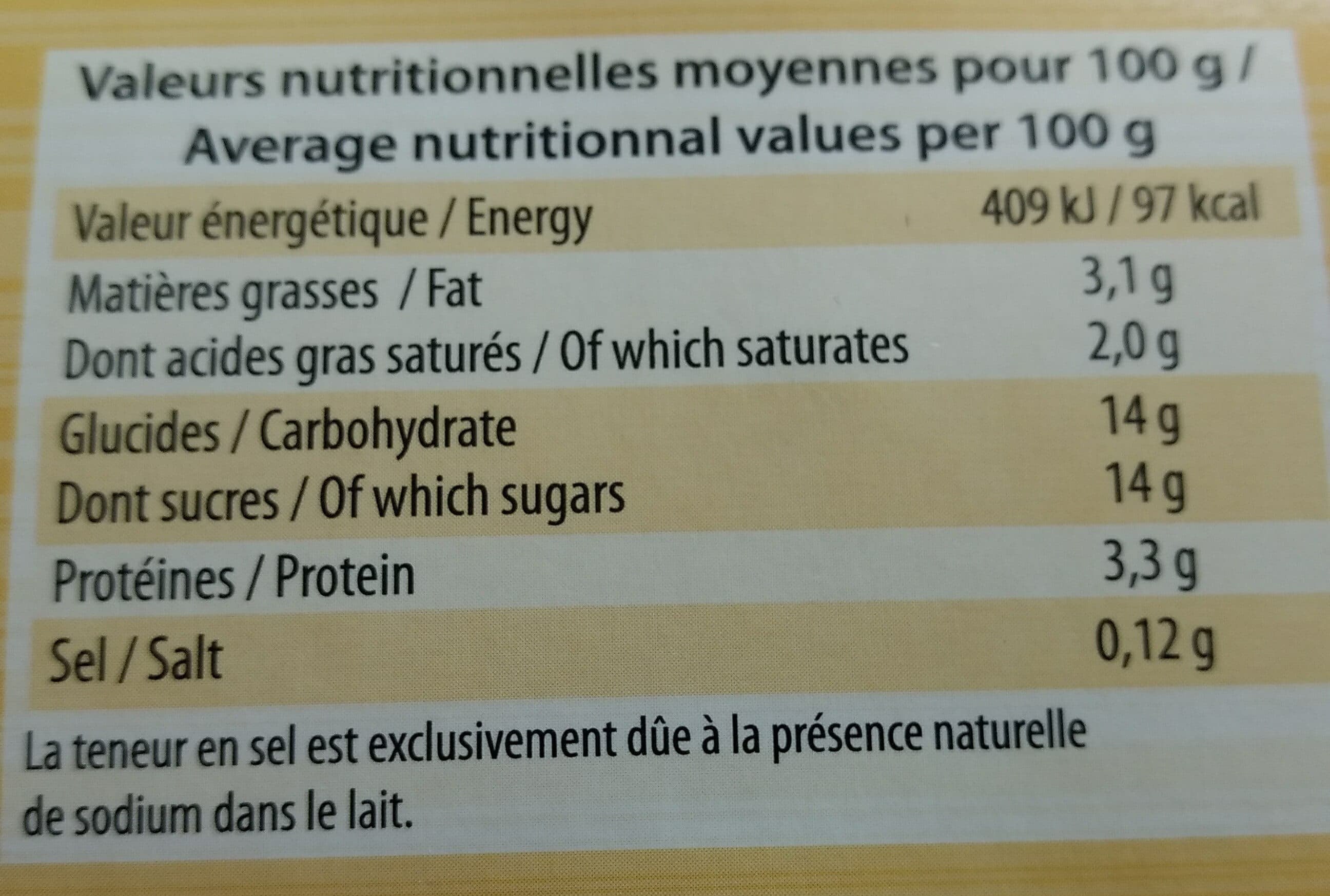 Malo Yaourt au lait entier saveur vanille packshot